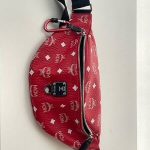 MCM Red Crossbody Bag